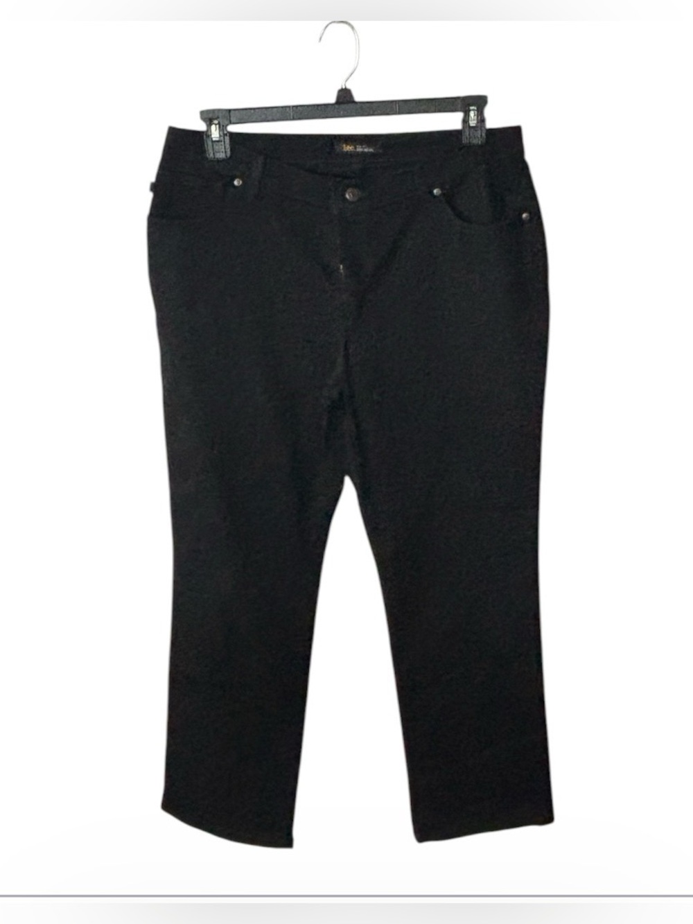 Lee Women’s Straight Leg Jeans in Black